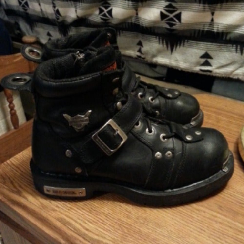 HARLEY-DAVIDSON "BRAKE" BUCKLE BOOTS
